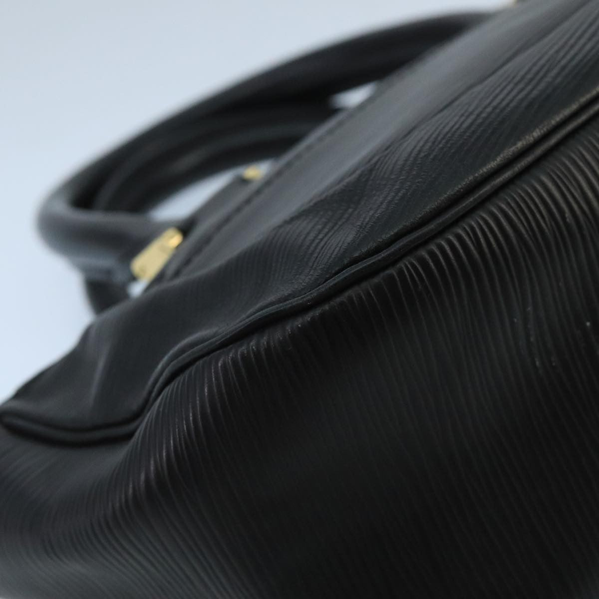 Louis Vuitton Dhanura Handbag Epi Leather, BLACK, LEATHER, Handbag