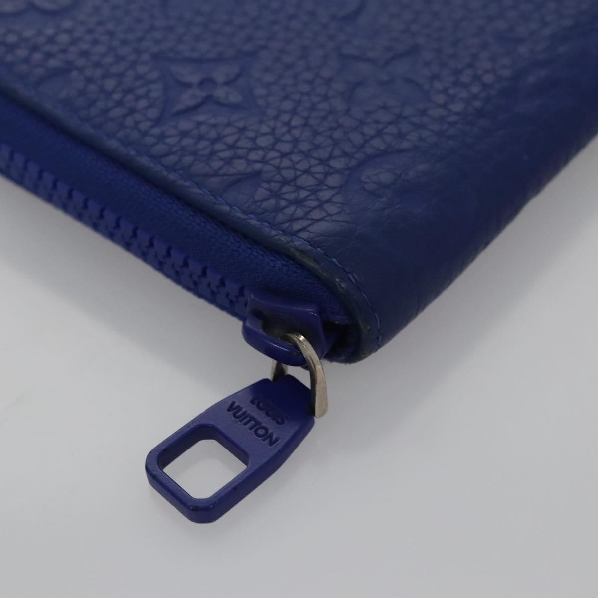 Louis Vuitton Portefeuille zippy Monogramme Empreinte Monogramme Empreinte, BLUE, LEATHER, Wallets