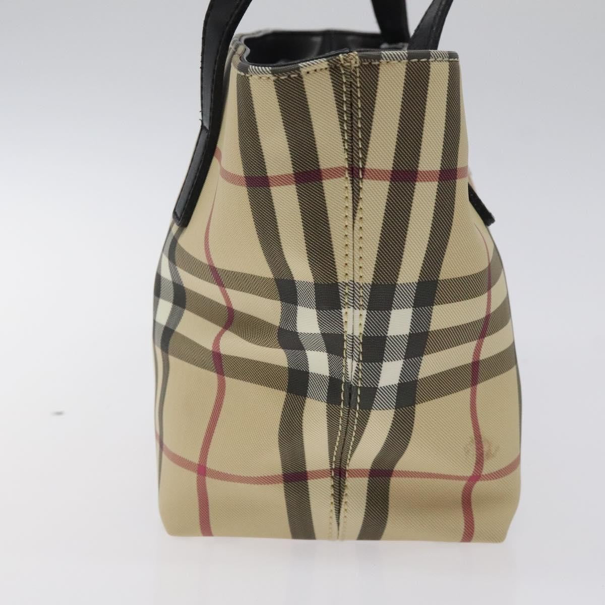 Burberry Nova Check Tote canvas check pattern, BEIGE, CANVAS, Tote bag