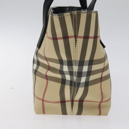 Burberry Nova Check Tote canvas check pattern, BEIGE, CANVAS, Tote bag