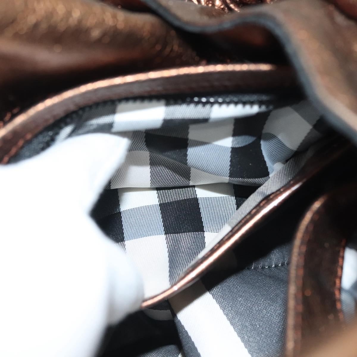 Burberry Warrior Hobo Leather, GOLD, LEATHER, Tote bag