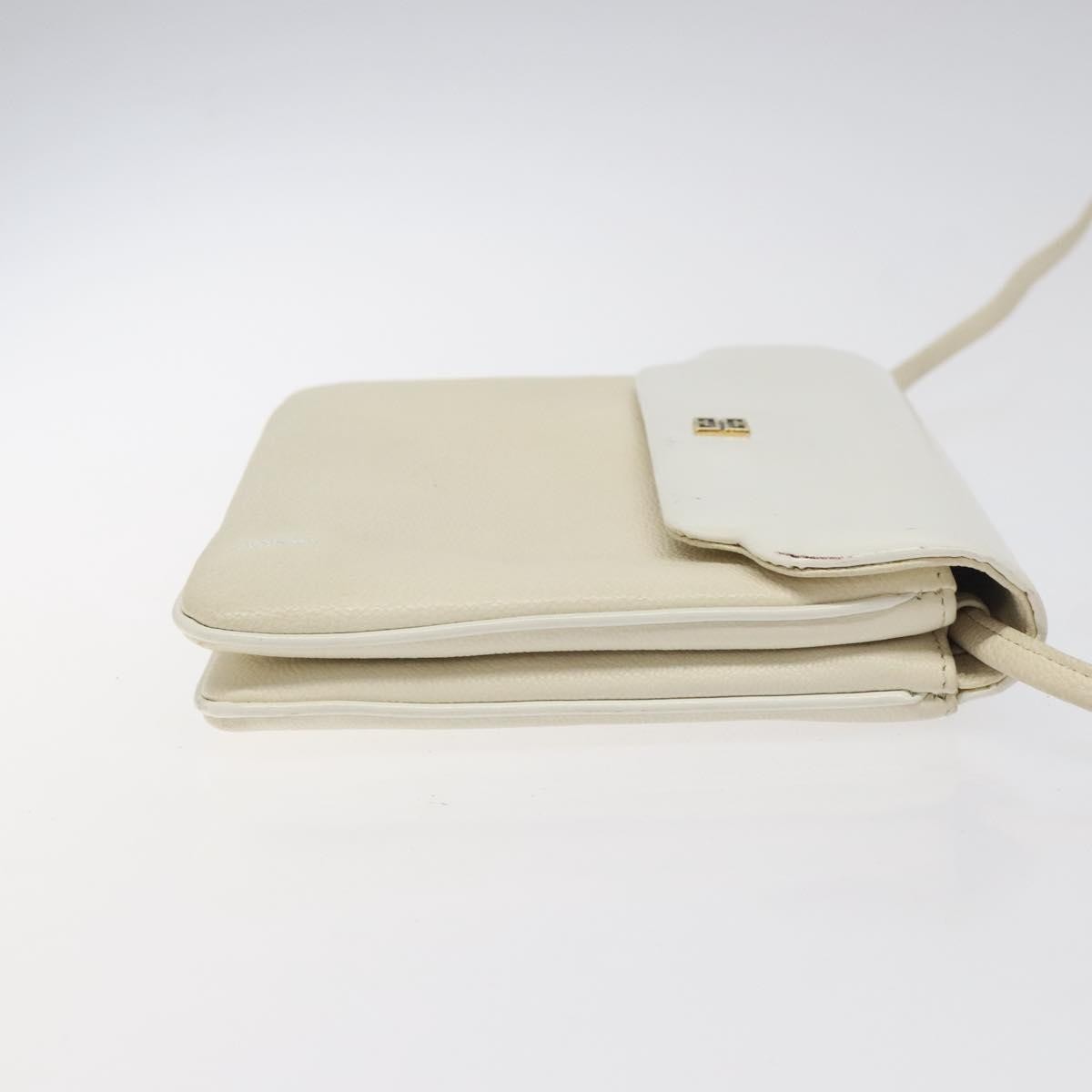 Givenchy Vintage 4G shoulder bag Leather, WHITE, LEATHER, Shoulder bag