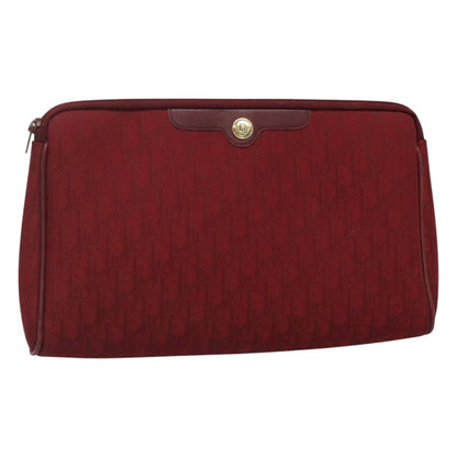 Christian Dior Trotter pouch Canvas, RED, CANVAS, Clutche & pouche