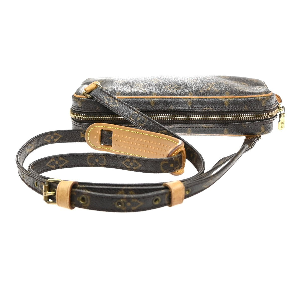 Louis Vuitton Pochette Marly Bandouliere Bag Monogram Canvas, Brown, Leather, Shoulder Bag