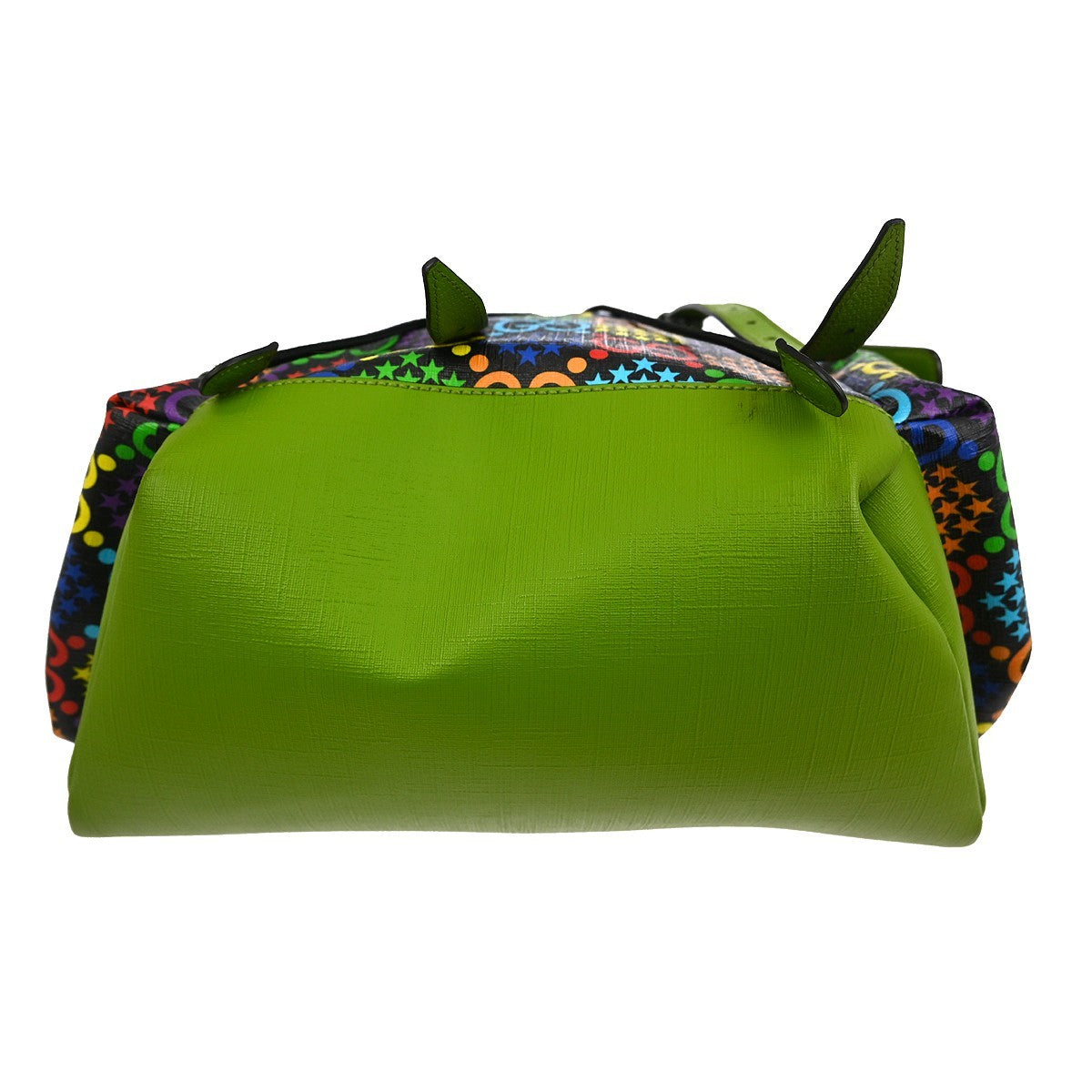 Gucci Double Pocket Belt Backpack Psychedelic Print GG Coated Canvas, MULTICOLOUR, CANVAS, Backpack