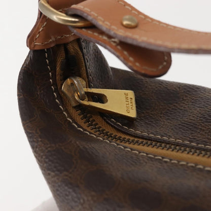 Celine Vintage Macadam Handbag Macadam, BROWN, CANVAS, Handbag