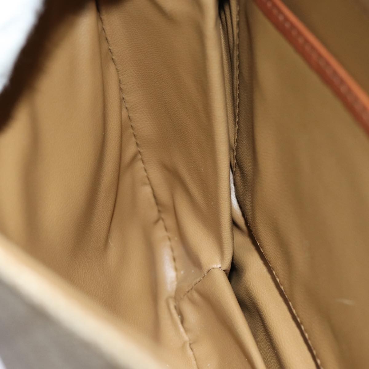 Celine Macadam Shoulder Bag Canvas, BEIGE, CANVAS, Shoulder bag