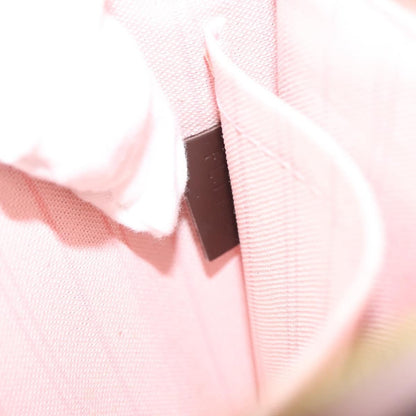 Louis Vuitton Neverfull Pochette Damier, BROWN, CANVAS, Tote bag