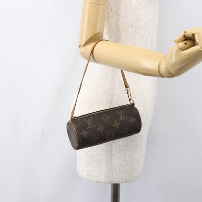 Louis Vuitton Papillon Pochette Monogram Canvas, BROWN, CANVAS, Clutche & pouche