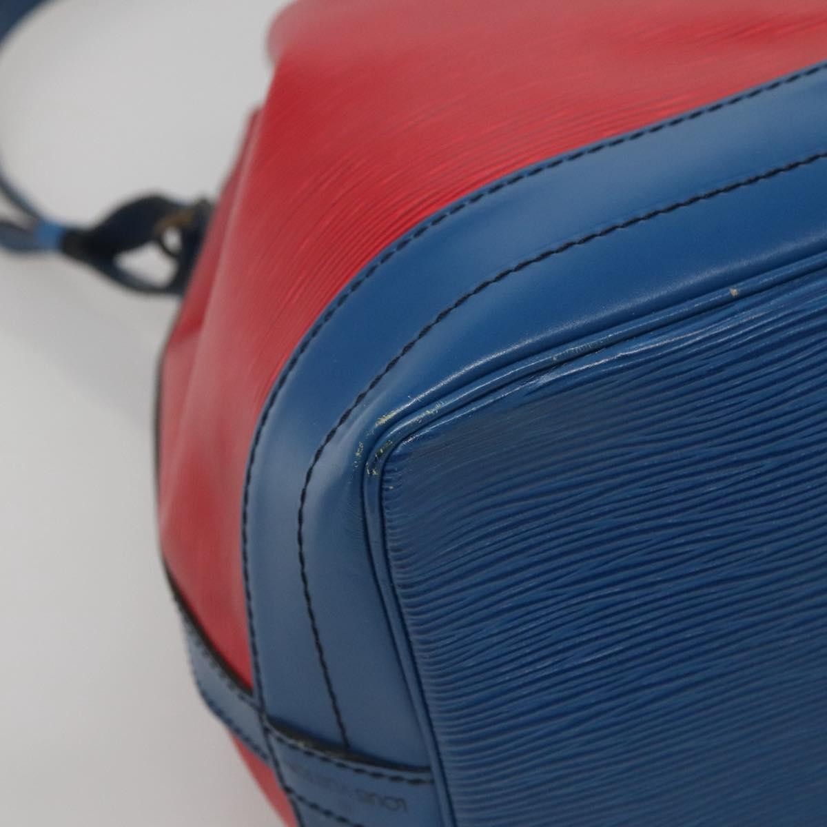 Louis Vuitton Bicolor Noe Handbag Epi Leather, RED, LEATHER, Handbag