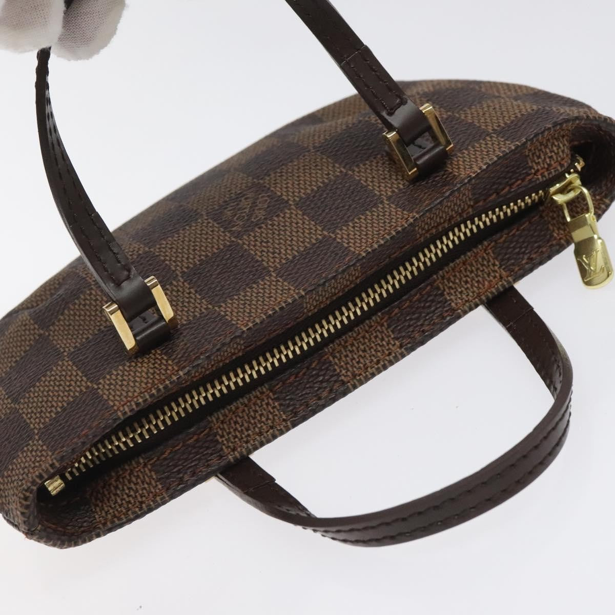 Louis Vuitton Manosque Pochette Damier, BROWN, CANVAS, Clutche & pouche