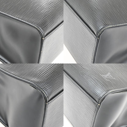 Louis Vuitton Z Gemeaux Tote Epi Leather, BLACK, LEATHER, Tote bag