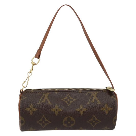 Louis Vuitton Papillon Pochette Monogram Canvas, BROWN, CANVAS, Clutche & pouche