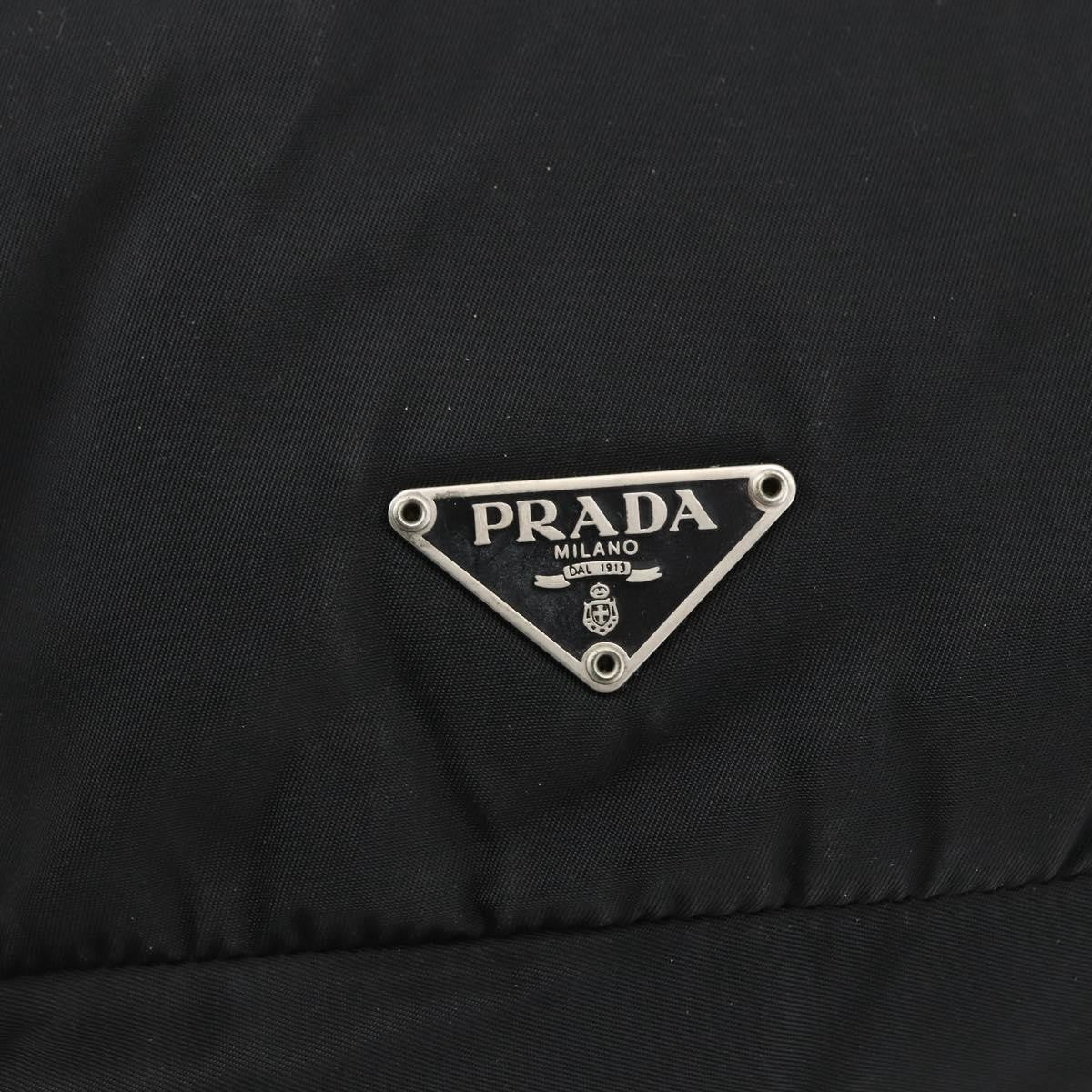 Prada Vintage Shoulder Bag Tessuto, BLACK, NYLON, Shoulder bag