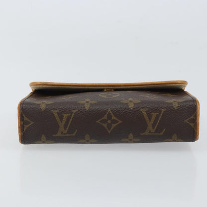 Louis Vuitton Florentine Waist Bag Monogram Canvas, BROWN, CANVAS, Clutche & pouche