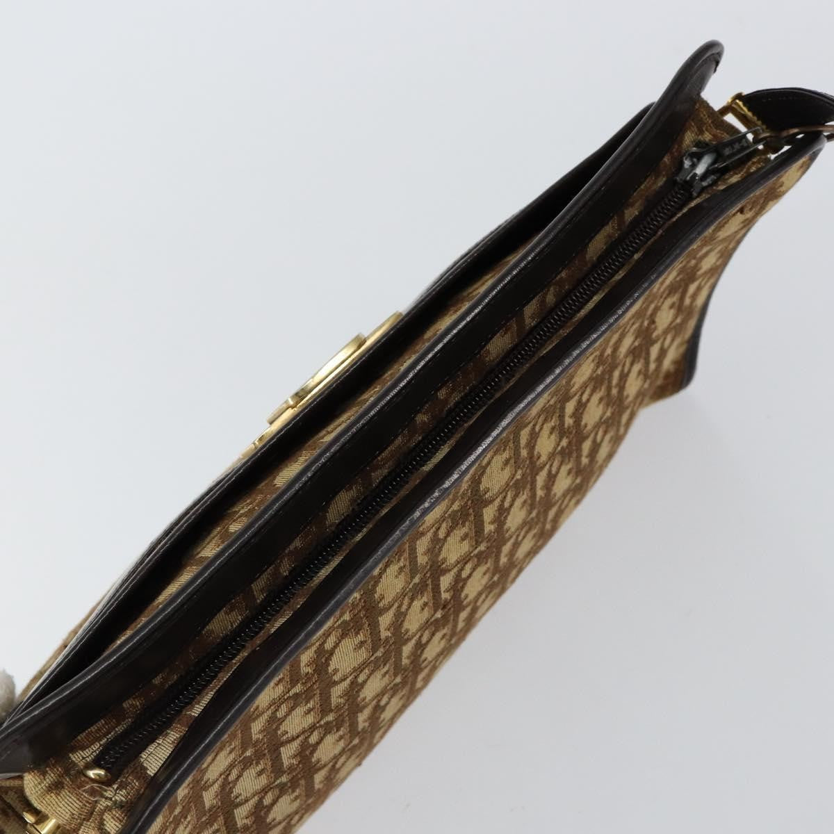 Christian Dior Trotter shoulder bag Canvas, BEIGE, CANVAS, Shoulder bag