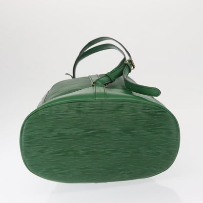 Louis Vuitton Randonnee Backpack Epi Leather, Green, Leather, Backpack