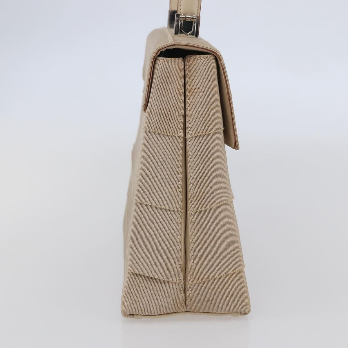 Salvatore Ferragamo Vintage Gancini Cage Top Handle Bag Canvas, BEIGE, CANVAS, Bag