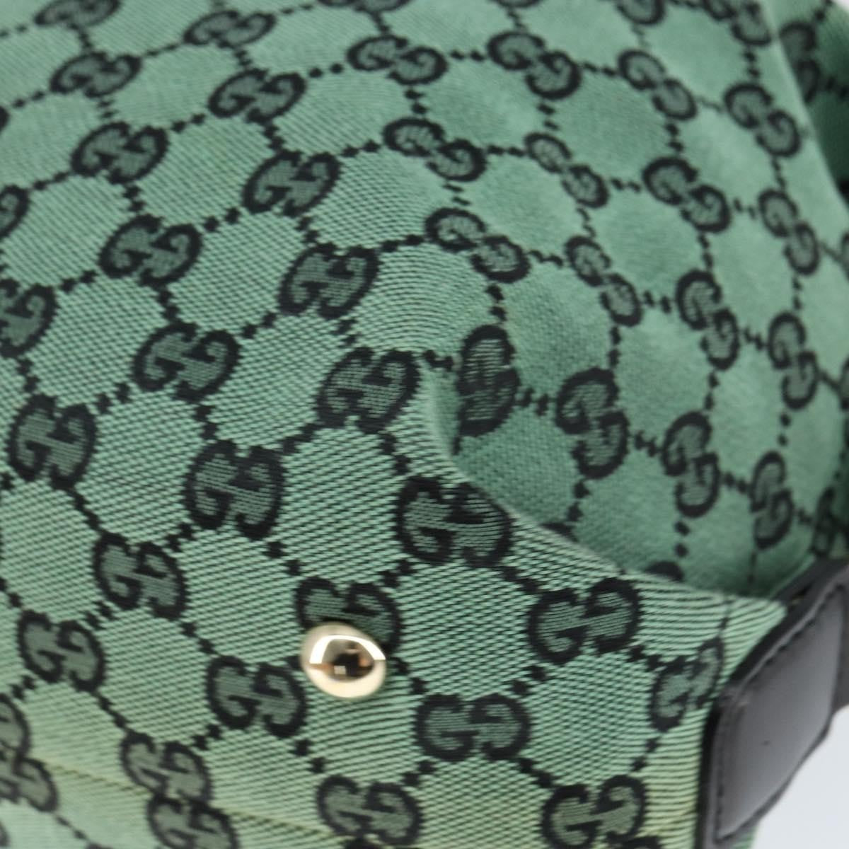 Gucci Full Moon Boston Bag GG Canvas, GREEN, CANVAS, Travel bag