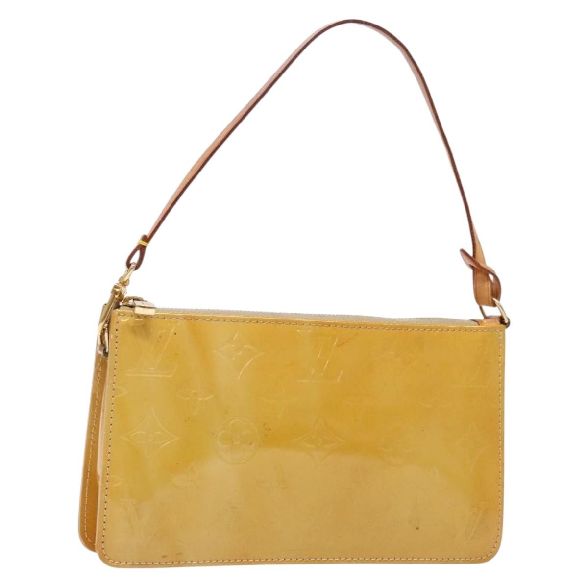 Louis Vuitton Lexington Pochette Monogram Vernis, BEIGE, PATENT_LEATHER, Clutche & pouche