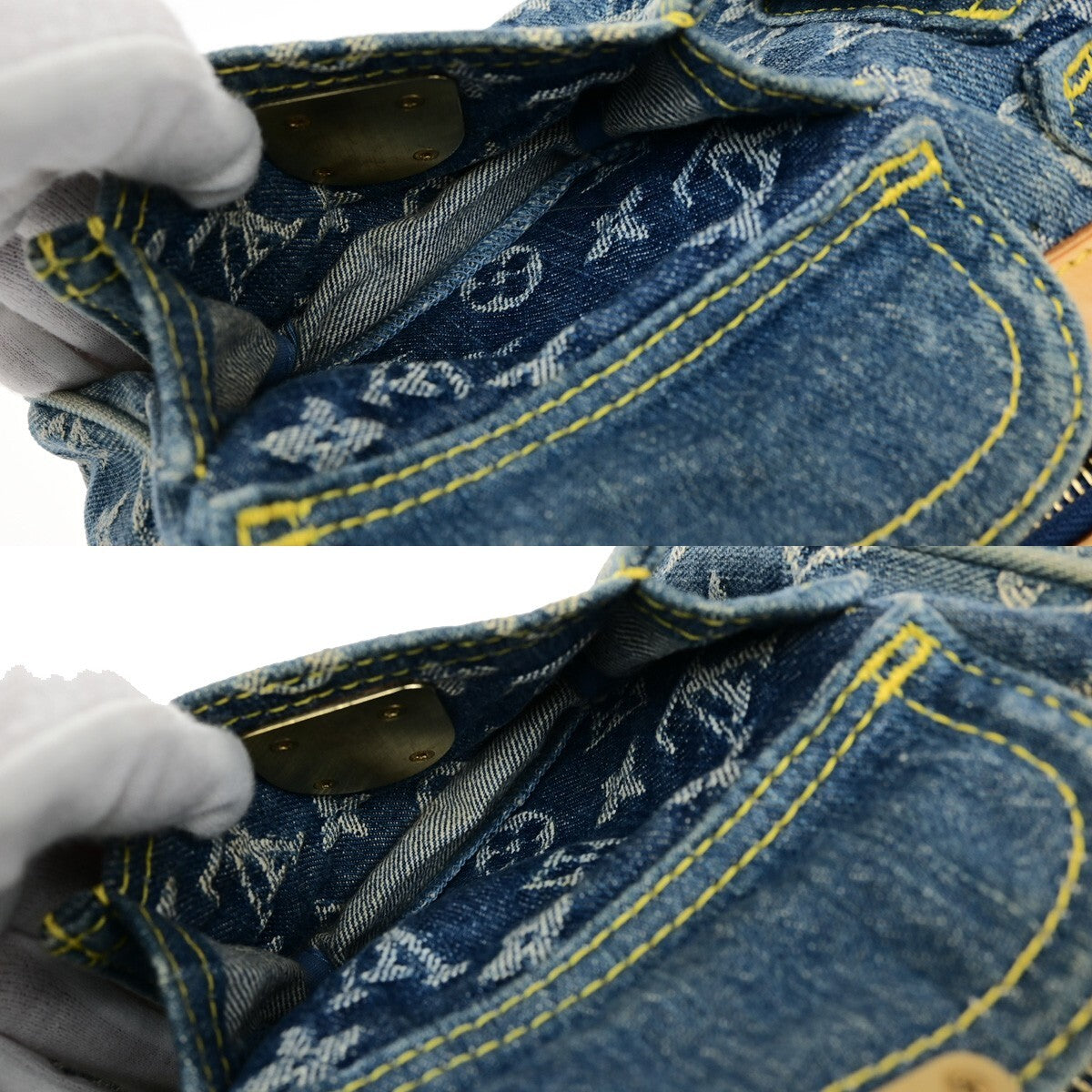 Louis Vuitton Neo Speedy Bag Denim, BLUE, DENIM_JEANS, Handbag