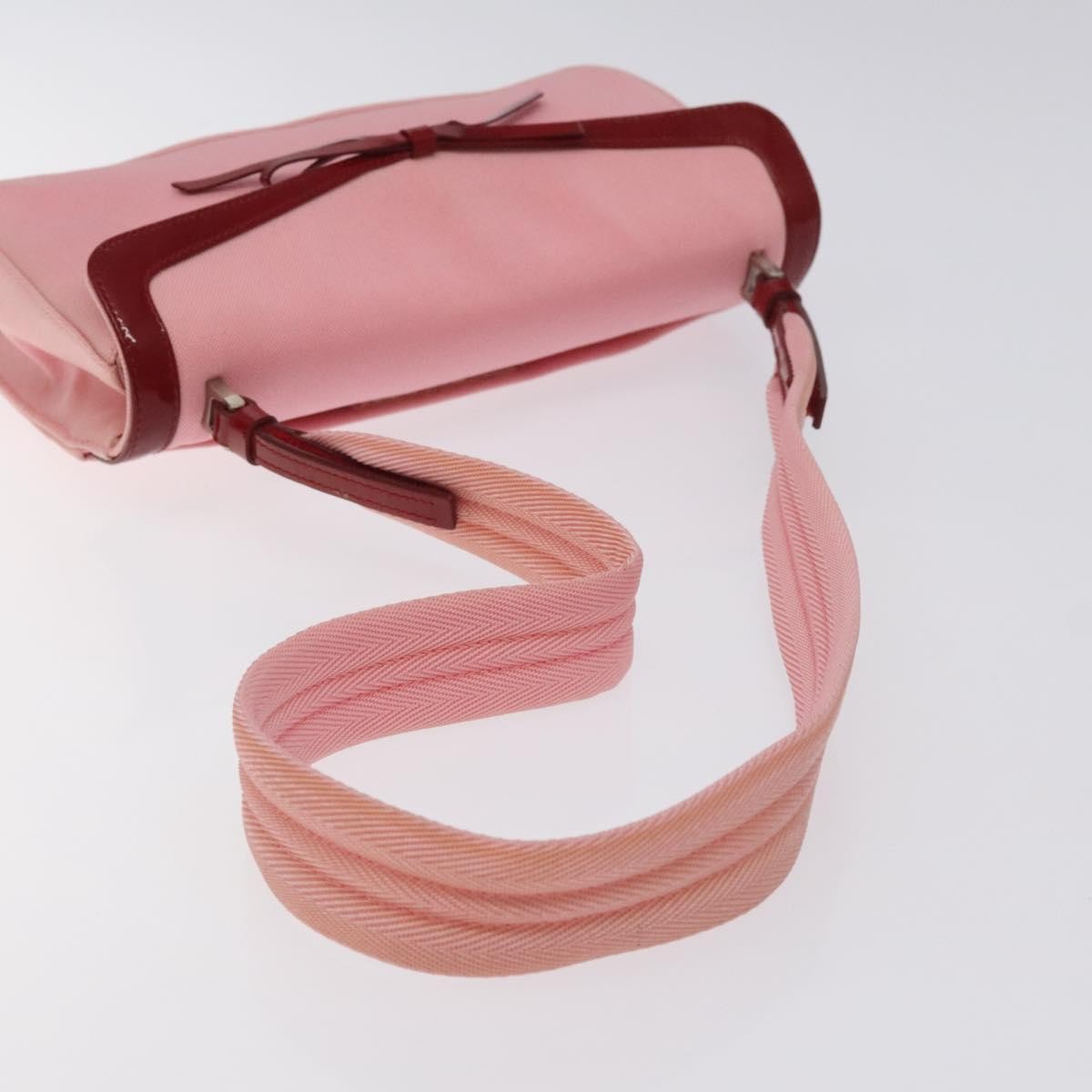 Prada Vintage Shoulder Bag Canvas, PINK, CANVAS, Shoulder bag