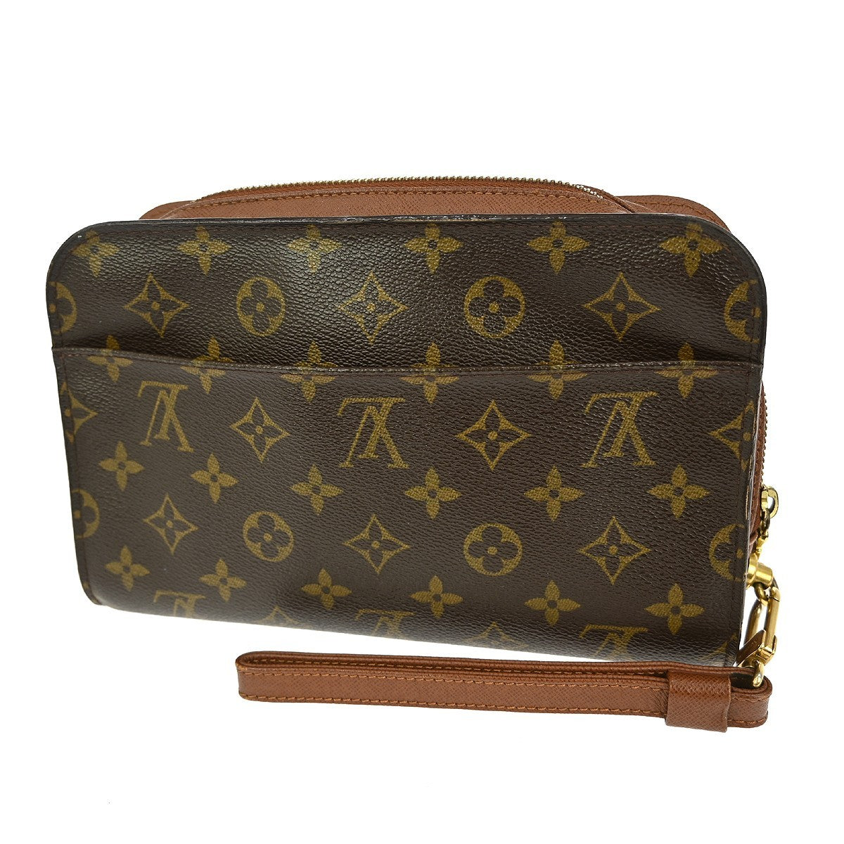 Louis Vuitton Pochette Orsay Monogram Canvas, BROWN, CANVAS, Clutche & pouche