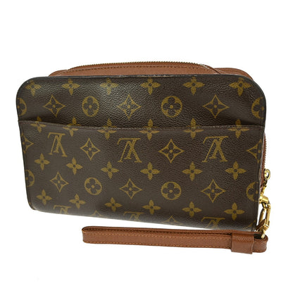 Louis Vuitton Pochette Orsay Monogram Canvas, BROWN, CANVAS, Clutche & pouche