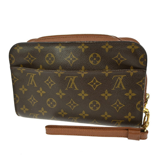 Louis Vuitton Pochette Orsay Monogram Canvas, BROWN, CANVAS, Clutche & pouche