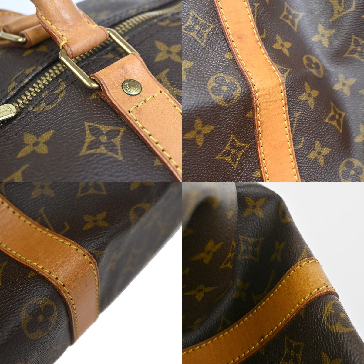 Louis Vuitton Keepall Bag Monogram Canvas, Brown, Canvas, Travel Bag