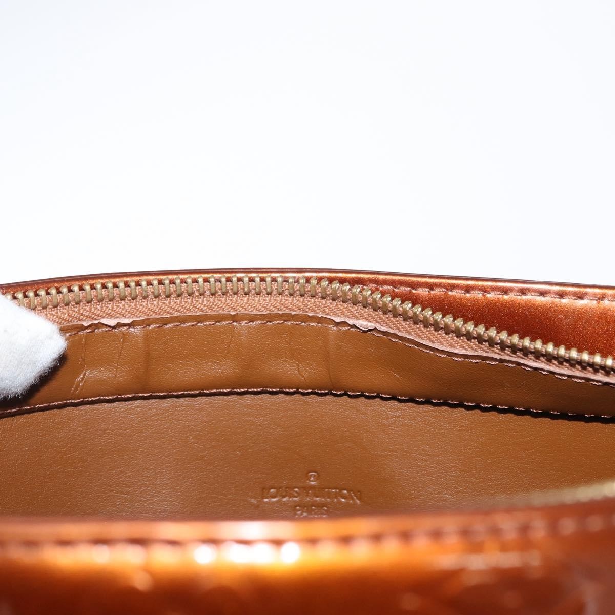 Louis Vuitton Houston Handbag Monogram Vernis, BROWN, PATENT_LEATHER, Handbag