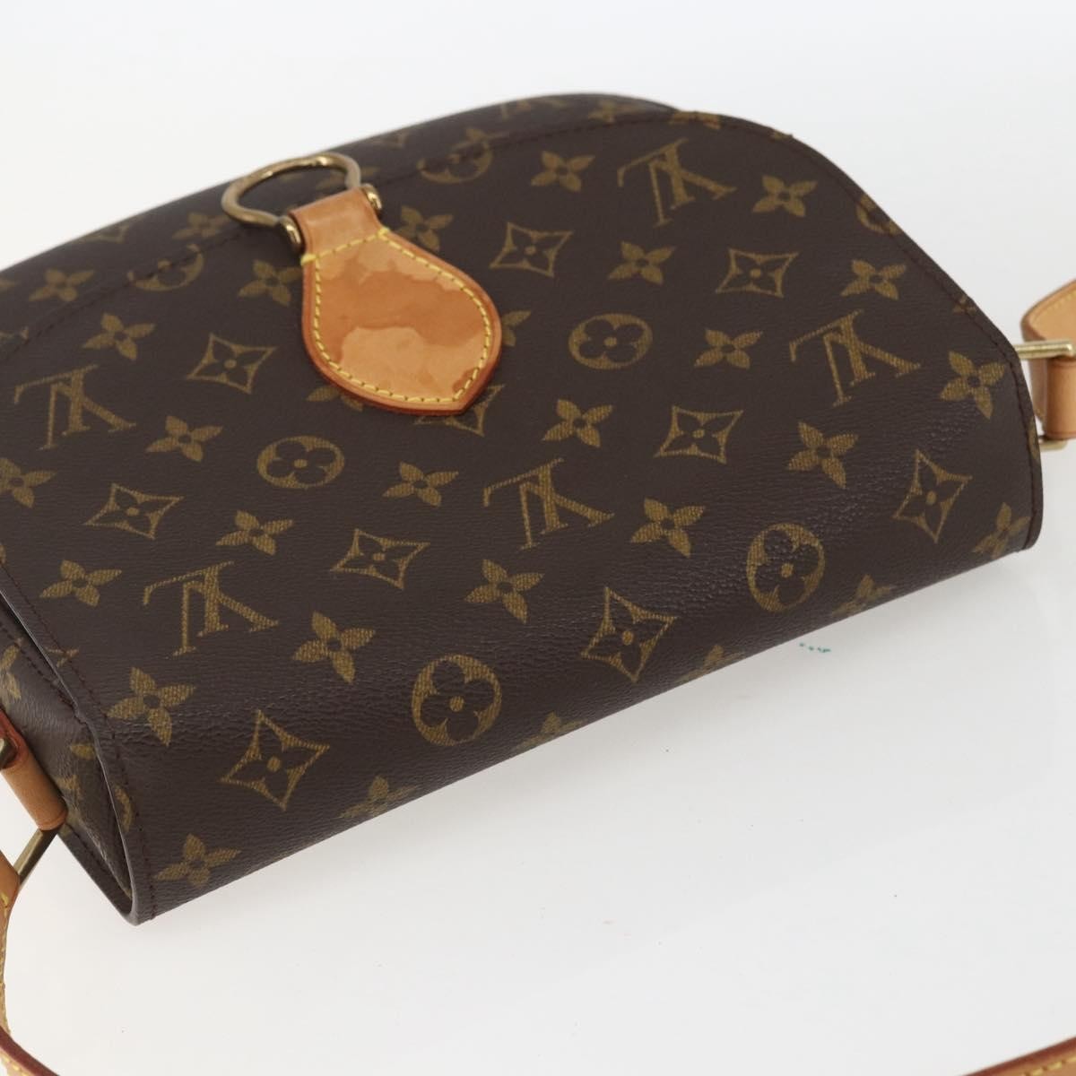 Louis Vuitton Saint Cloud Handbag Monogram Canvas, BROWN, CANVAS, Shoulder bag