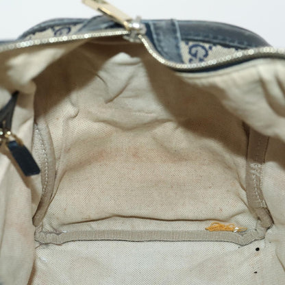 Gucci Vintage Web Boston Bag GG Canvas, NAVY, CANVAS, Handbag