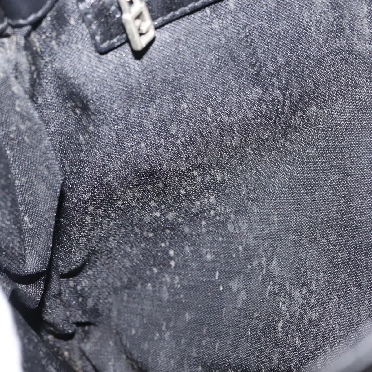 Fendi Vintage Shoulder Bag Leather, BLACK, LEATHER, Shoulder bag