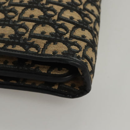 Christian Dior Vintage Trotter Shoulder Bag Canvas, NAVY, CANVAS, Shoulder bag