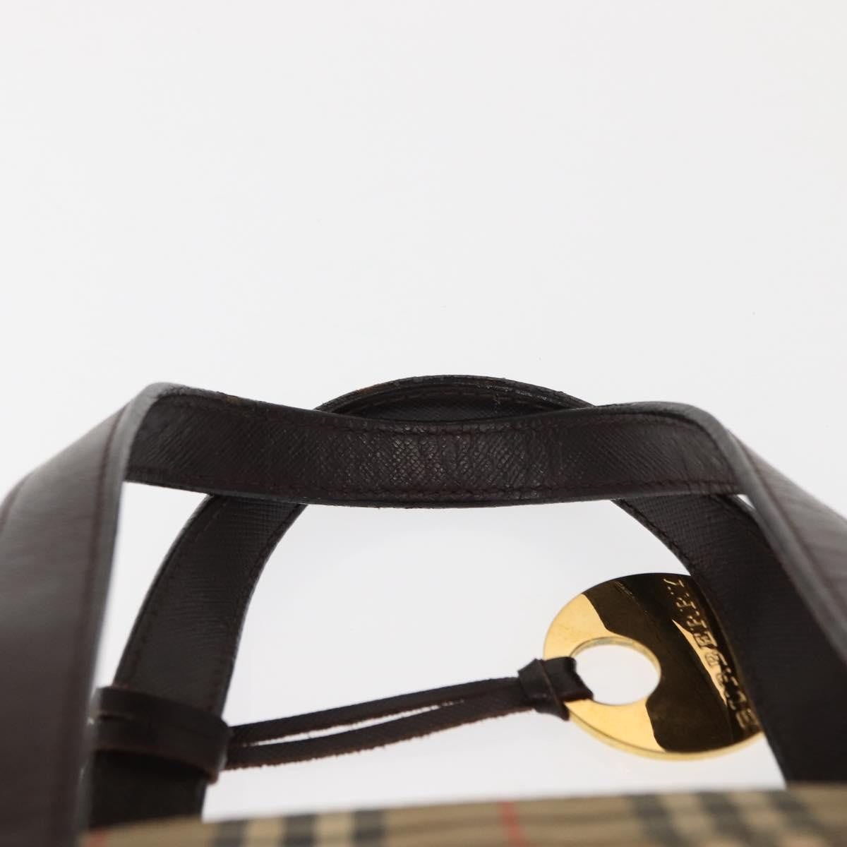 Burberry Nova Check Tote Canvas and Leather, BEIGE, CANVAS, Tote bag