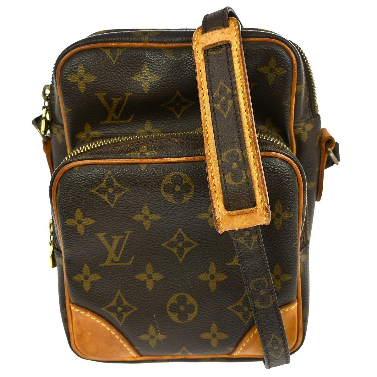Louis Vuitton Amazone Bag Monogram Canvas, BROWN, CANVAS, Clutche & pouche