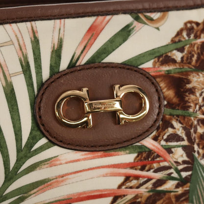 Salvatore Ferragamo Gancini Shoulder Bag Nylon, MULTICOLOUR, NYLON, Shoulder bag