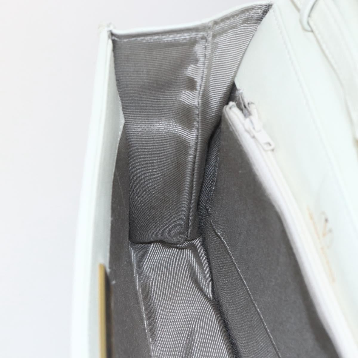 Valentino Garavani Vintage shoulder bag Leather, WHITE, LEATHER, Shoulder bag