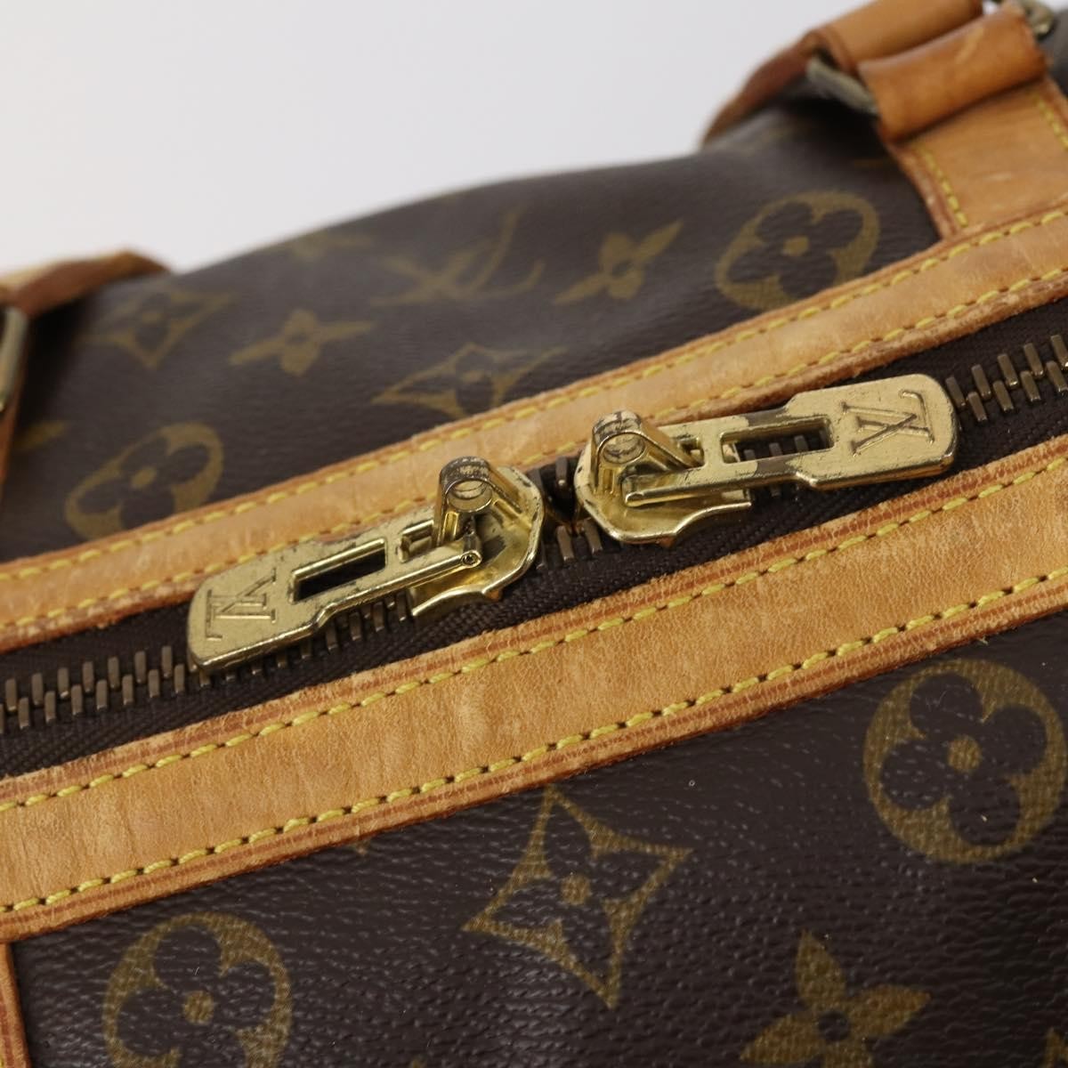 Louis Vuitton Sac Souple Handbag Monogram Canvas, BROWN, CANVAS, Travel bag