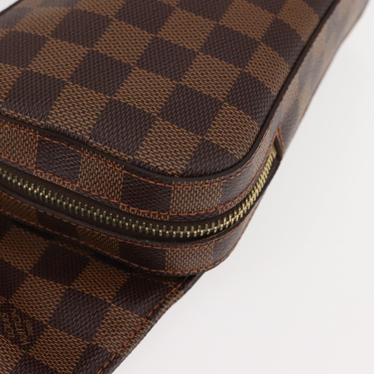 Louis Vuitton Geronimos Waist Bag Damier, BROWN, CANVAS, Shoulder bag