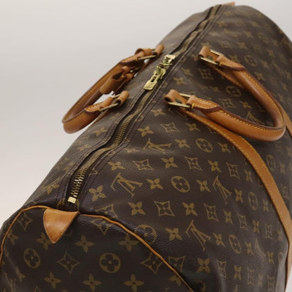 Louis Vuitton Keepall Bag Monogram Canvas, BROWN, CANVAS, Travel bag