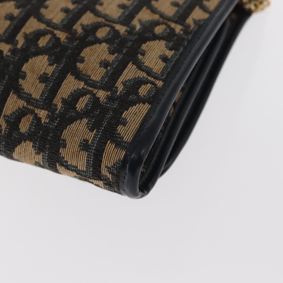 Christian Dior Vintage CD trotter Shoulder bag Canvas, NAVY, CANVAS, Shoulder bag