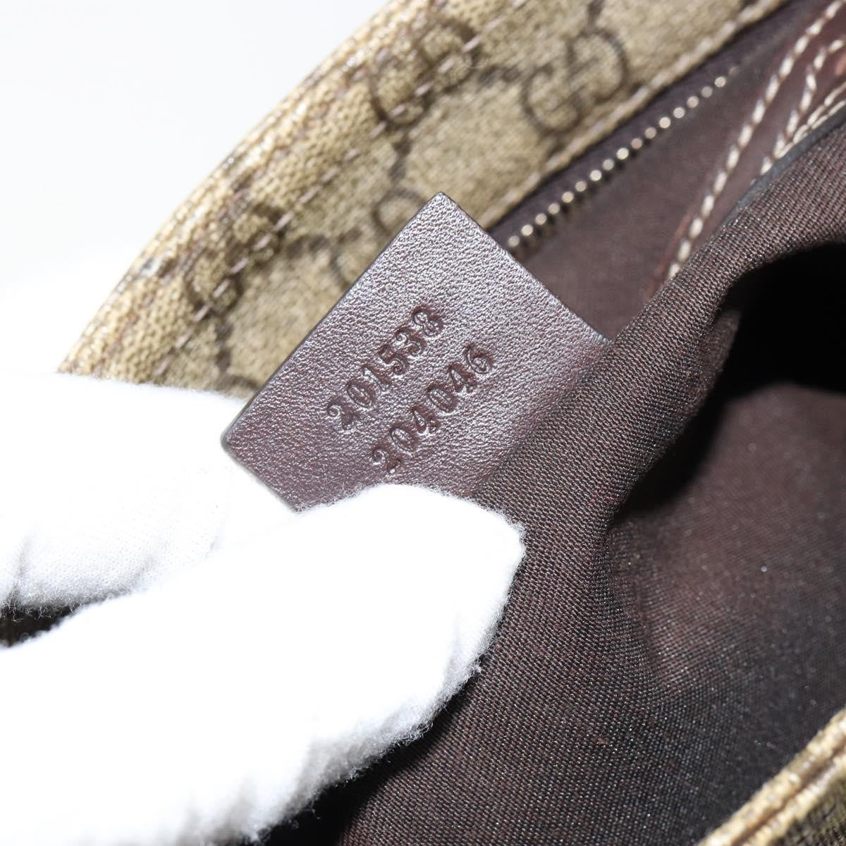 Gucci Flat Messenger Bag GG Canvas, BEIGE, CANVAS, Shoulder bag