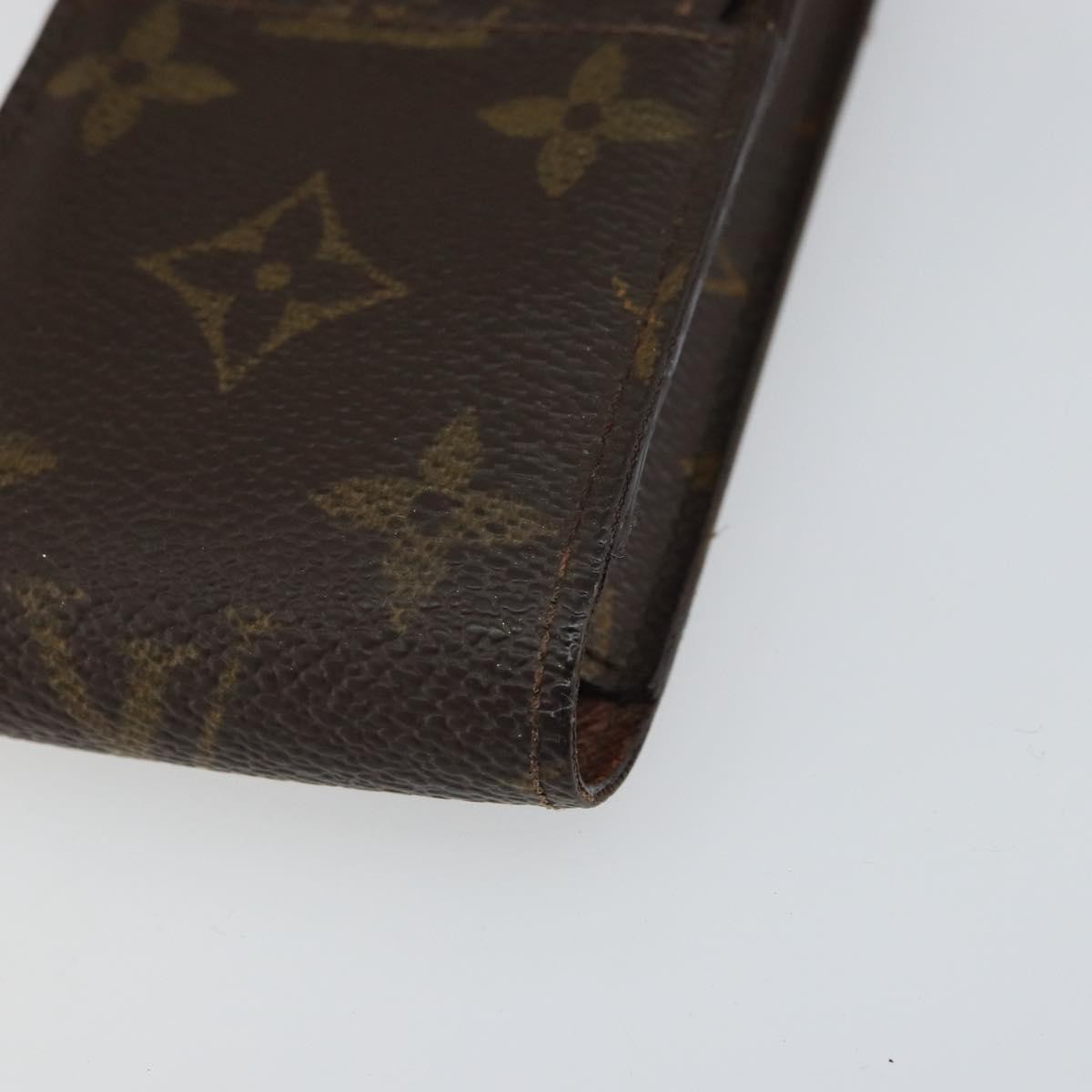 Louis Vuitton Cigarette Case Monogram Canvas, BROWN, CANVAS, Clutche & pouche