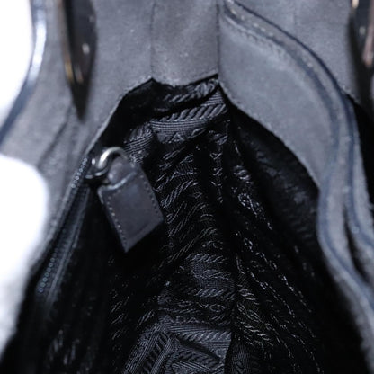 Prada Vintage Tote Suede, GRAY, SUEDE, Tote bag