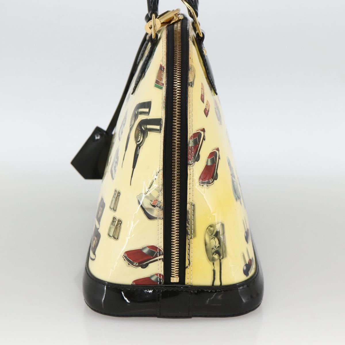 Louis Vuitton Alma Handbag Limited Edition Stickers Monogram Vernis, MULTICOLOUR, PATENT_LEATHER, Handbag
