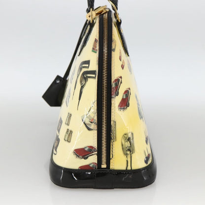 Louis Vuitton Alma Handbag Limited Edition Stickers Monogram Vernis, MULTICOLOUR, PATENT_LEATHER, Handbag