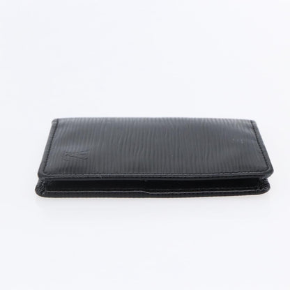Louis Vuitton pocket organizer Leather, BLACK, LEATHER, Card Holders