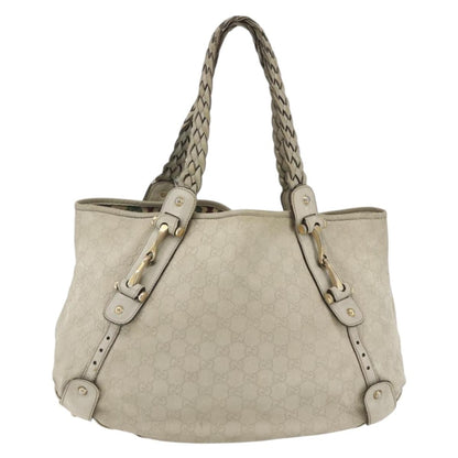 Gucci Pelham Shoulder Bag Leather, BEIGE, LEATHER, Shoulder bag